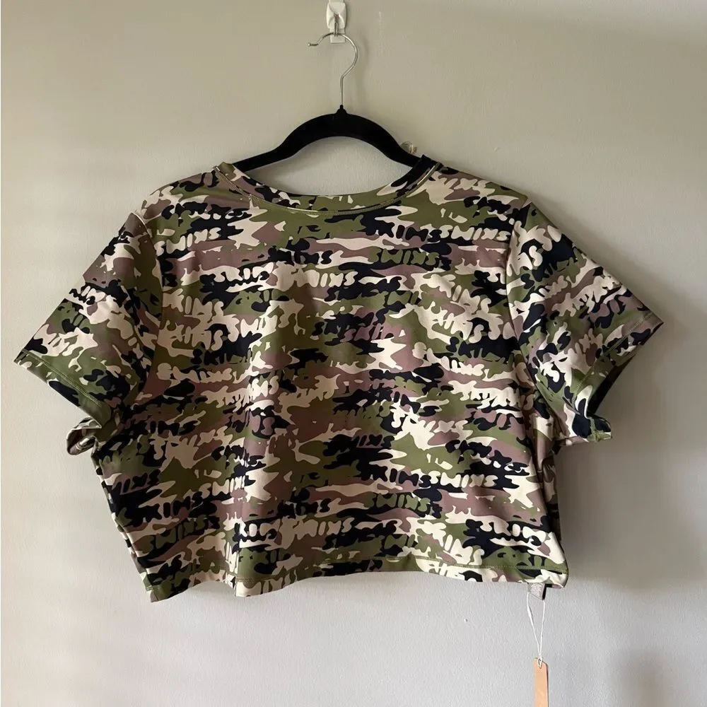 NWT Skims Swim Shirt Tee - Signature Swim T Shirt Camo Size 4X